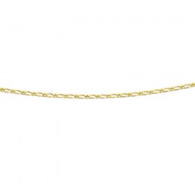 9ct+45cm+1%2B1+Figaro+Chain