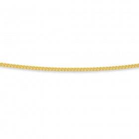 45cm+Curb+Chain+in+9ct+Yellow+Gold