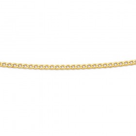 45cm-Curb-Chain-in-9ct-Yellow-Gold on sale