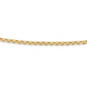 50cm+Fine+Belcher+Chain+in+9ct+Yellow+Gold