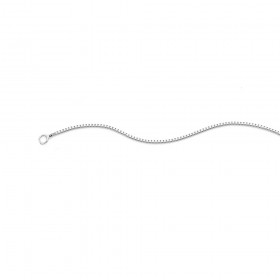 9ct-White-Gold-45cm-Box-Chain on sale