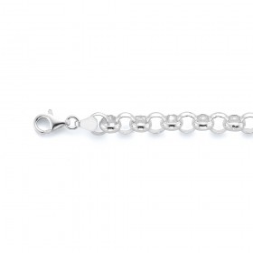 Sterling+Silver+20cm+Belcher+Bracelet