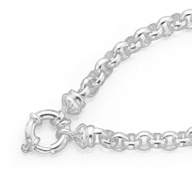 Sterling+Silver+20cm+Belcher+Bracelet