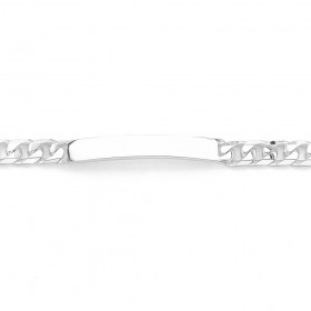 Sterling-Silver-21cm-ID-Gents-Bracelet on sale