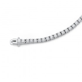 Sterling-Silver-Cubic-Zirconia-Tennis-Bracelet on sale