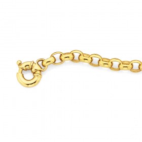 9ct-20cm-Belcher-Bolt-Ring-Bracelet on sale