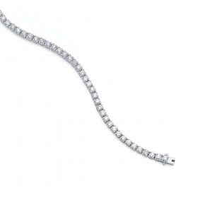 18ct-White-Gold-Diamond-Tennis-Bracelet-Total-Diamond-Weight200ct on sale