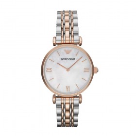 Emporio-Armani-Ladies-Two-Tone-Dress-Watch on sale