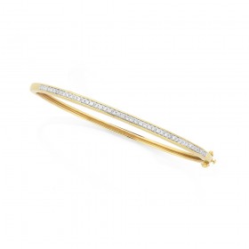 9ct-Diamond-Set-Bangle-Total-Diamond-Weight50ct on sale