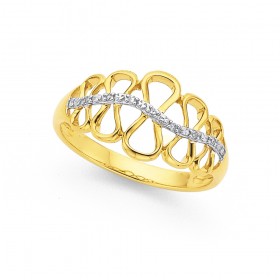 9ct-Diamond-Ring on sale