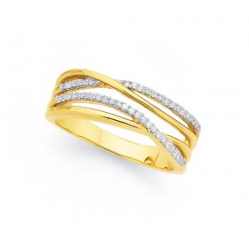 9ct-Diamond-Ring on sale