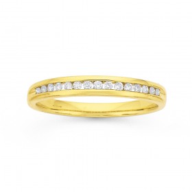 9ct-Diamond-Channel-Set-Band on sale