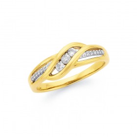 9ct-Diamond-Ring on sale