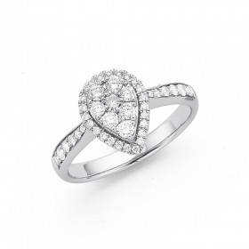 9ct+White+Gold%2C+Diamond+Ring+Total+Diamond+Weight+%3D+.50ct