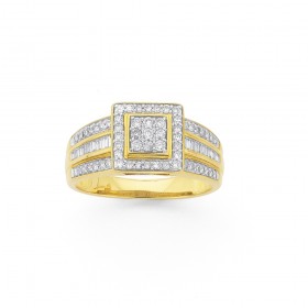 9ct%2C+Diamond+Fancy+Dress+Ring