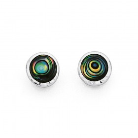 Paua-Studs-Sterling-Silver on sale