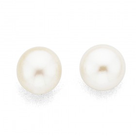 8-85mm-Freashwater-Pearl-Studs-in-Sterling-Silver on sale