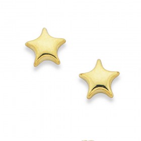 9ct+Star+Stud+Earrings