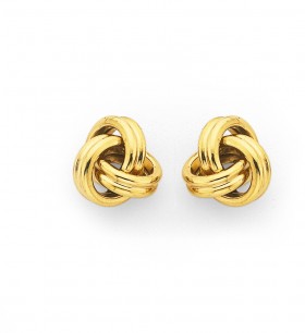 9ct+Love+Knot+Studs