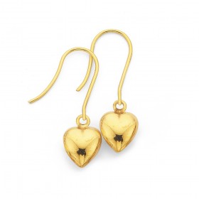 9ct%2C+Heart+Earrings