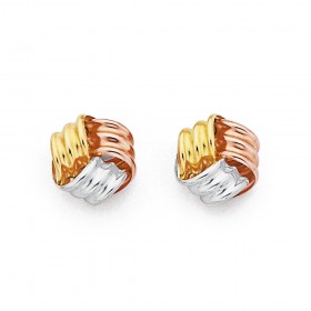 9ct-Knot-Studs on sale