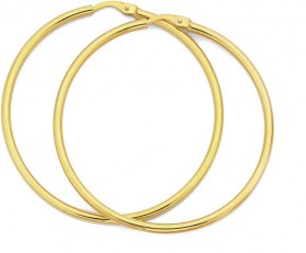 9ct+Gold%2C+Jumbo+Hoops+44mm