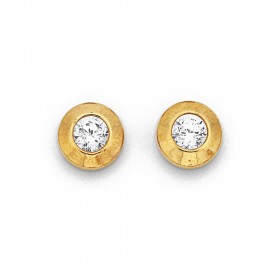 9ct+Cubic+Zirconia+Studs