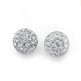 9ct+Crystal+Studs