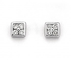 9ct-White-Gold-Diamond-Studs on sale