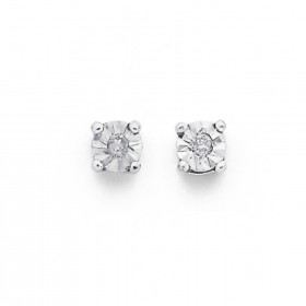 9ct-Diamond-Stud-Earrings on sale
