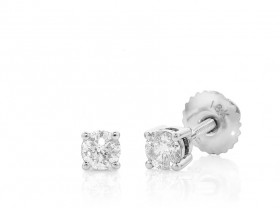 18ct-White-Gold-Screwback-Studs-Total-Diamond-Weight34ct on sale