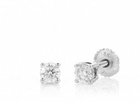 18ct-White-Gold-Screwback-Studs-Total-Diamond-Weight50ct on sale