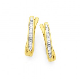 9ct-Diamond-Hoops on sale