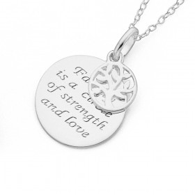 Sterling-Silver-Family-Tree-Pendant on sale