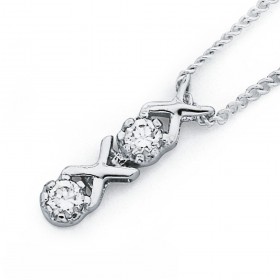 Sterling+Silver+Hugs+%26amp%3B+Kisses+Pendant