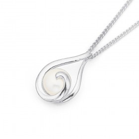 Sterling+Silver+Freshwater+Pearl+Pendant