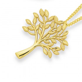 Tree-Of-Life-Pendant-in-9ct-Yellow-Gold on sale