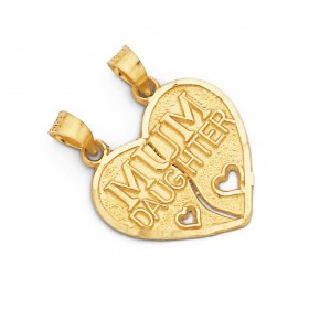 9ct-Mum-Daughter-Break-Pendant on sale