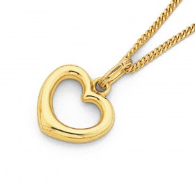 9ct-Open-Heart-Pendant on sale