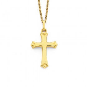 9ct+20mm+Celtic+Cross+Pendant