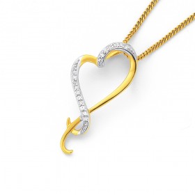 9ct%2C+Diamond+Set+Pendant