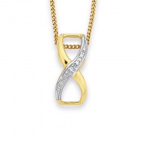 9ct%2C+Diamond+Set+Pendant