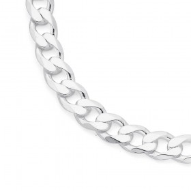 Sterling+Silver+55cm+Flat+Diamond+Cut+Curb+Gent%26%23039%3Bs+Chain