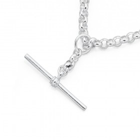 Sterling+Silver+50cm+Belcher+Fob+Chain