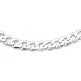 Sterling-Silver-55cm-Curb-Chain on sale