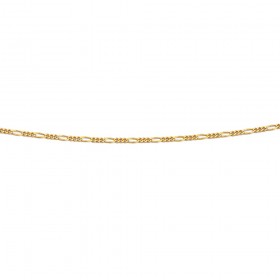 9ct+40cm+Solid+Figaro+3%2B1+Chain