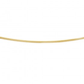 55cm+Diamond+Cut+Curb+Chain+in+9ct+Yellow+Gold