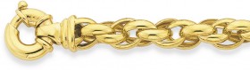 9ct-20cm-Solid-Bolt-Ring-Bracelet on sale