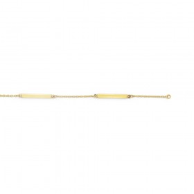 19cm-Interval-Bar-Bracelet-in-9ct-Yellow-Gold on sale