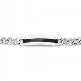 Chisel-Stainless-Steel-21cm-ID-Curb-Gents-Bracelet on sale